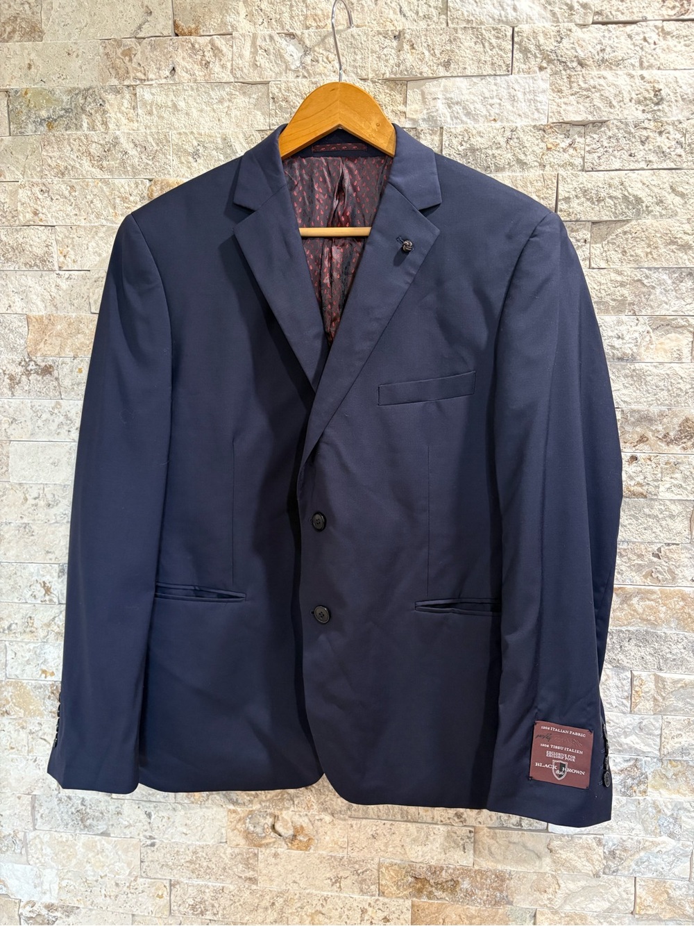Mens Navy Blue Blazer Jacket Black Brown 1826